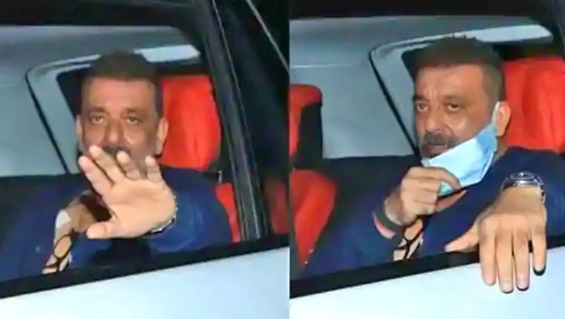 Sanjay Dutt wife Manyata Duut shared his picture, actor is seen walking with stick, fans get worried on his situation