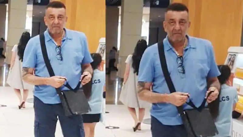 Sanjay Dutt wife Manyata Duut shared his picture, actor is seen walking with stick, fans get worried on his situation