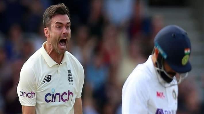 IND vs ENG, England pacer James Anderson joins Nathan Lyon in dismissing Kohli seven times in Tests match IND vs ENG, England pacer James Anderson joins Nathan Lyon in dismissing Kohli seven times in Tests match