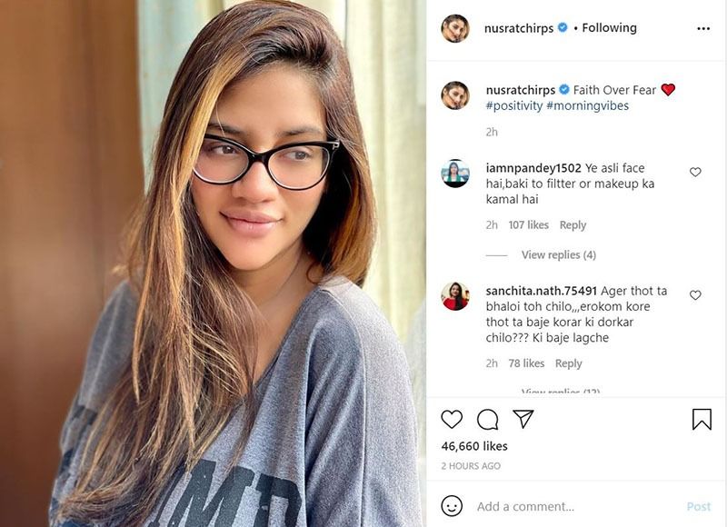 pregnant nusrat jahan brutally trolled for rumoured lip surgery for posting new photos from hospital BRD
