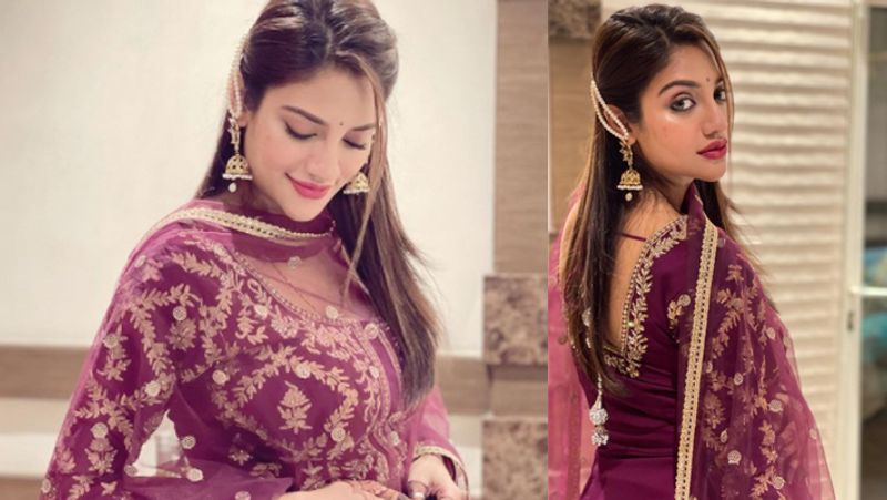 mp Actress nusrat jahan wish everyone subho bijaya and gets trolled for wearing Sankha pala BRD