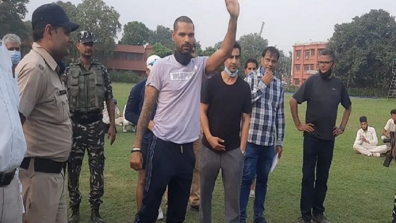 Shikhar Dhawan visits Vishno Devi With family Before second phase of IPL 2021