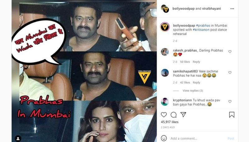 No makeup Prabhas trolled brutally; netizens call him 'uncle', 'vada pav', 'milkwala' and more RCB