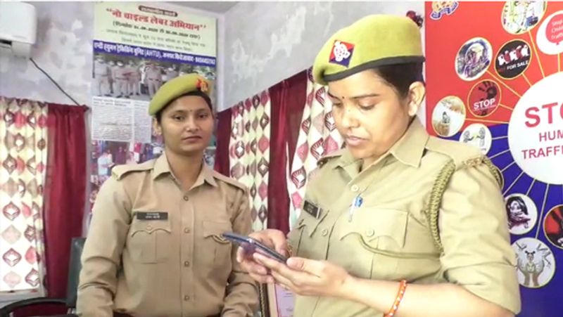 firozabad lady constable rinki singh salute cm to governor for human trafficking child labors