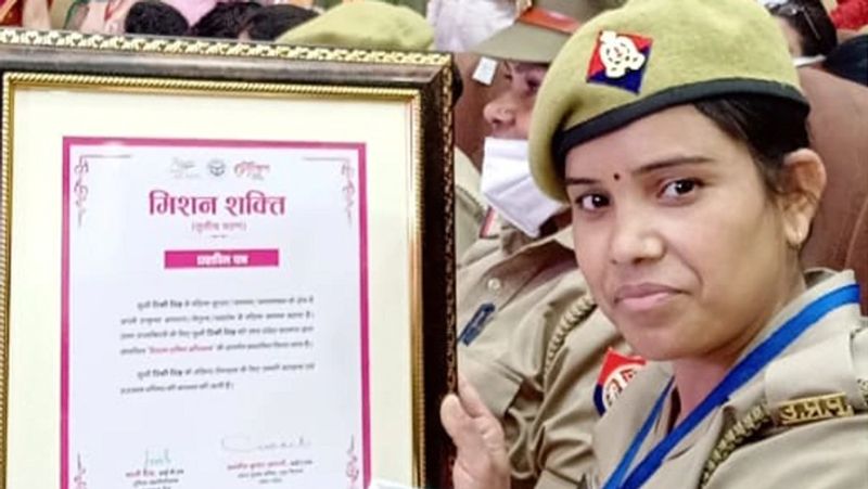 firozabad lady constable rinki singh salute cm to governor for human trafficking child labors