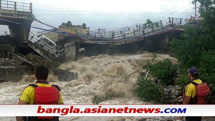 Another bridge collapses on Jakhan river on Dehradun-Rishikesh highway in Uttarakhand ALB Another bridge collapses on Jakhan river on Dehradun-Rishikesh highway in Uttarakhand ALB