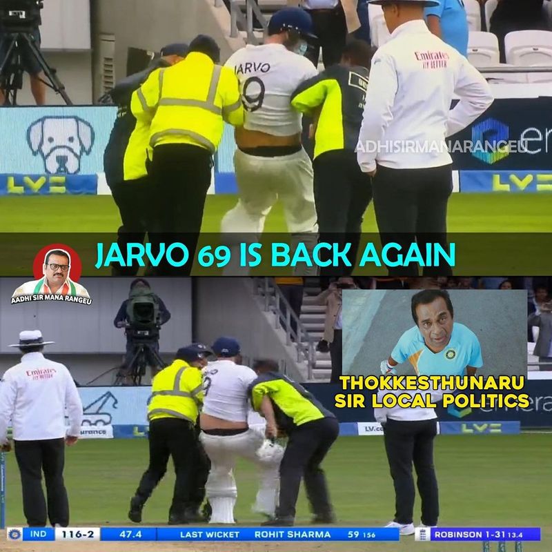 Jarvo gets huge following and Craze in social media, after second appearance in IND vs ENG