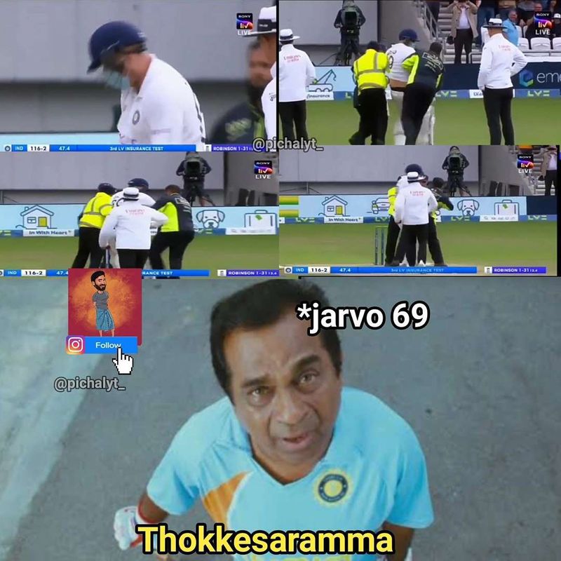 Jarvo gets huge following and Craze in social media, after second appearance in IND vs ENG