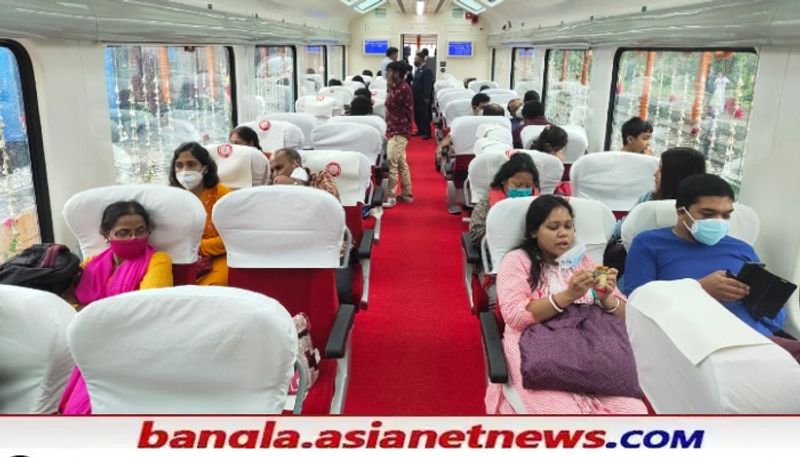 Alipurduar MP John Barla started the Vistadome train on Saturday by waving the flag RTB