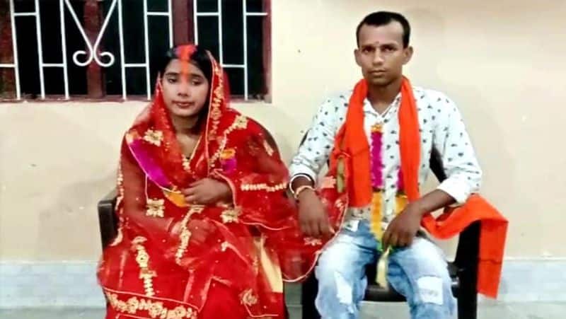 bihar news unique love story muslim girl married Hindu boy in temple begusarai