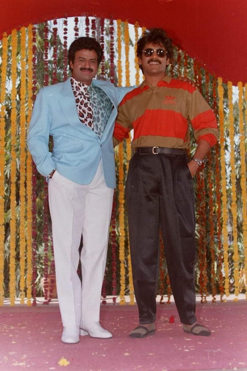 nagarjuna unseen rare photos viral with chiru krishna pawan ntr mahesh balayya venky prabhas