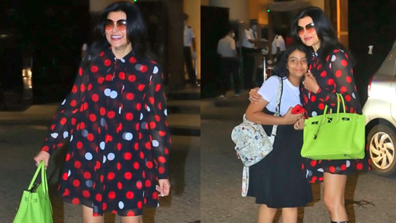 Sunny Leone Spotted with Husband, Sushmita Sen was seen shopping for her daughter Alizeh birthday