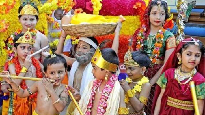 Sreekrishna Jayanthi Balagokulam Shobha Yathra Sreekrishna Jayanthi Balagokulam Shobha Yathra