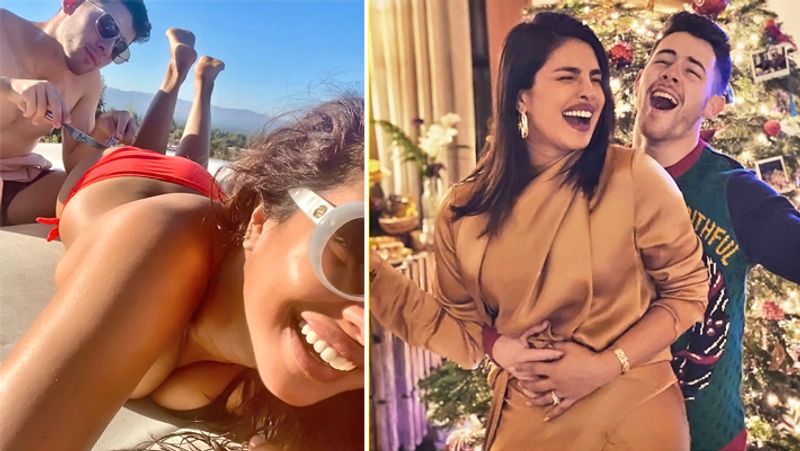 Priyanka Chopra Hot looks with mismatch bikini