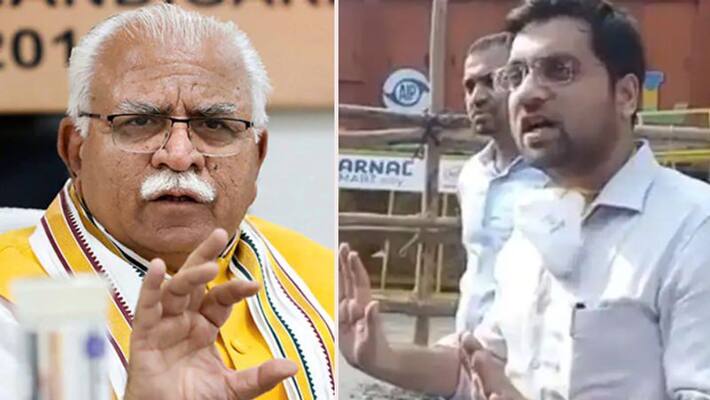 Haryana CM Manohar lal Khattar reacts over controversial statement of SDM ob farmer protest Haryana CM Manohar lal Khattar reacts over controversial statement of SDM ob farmer protest