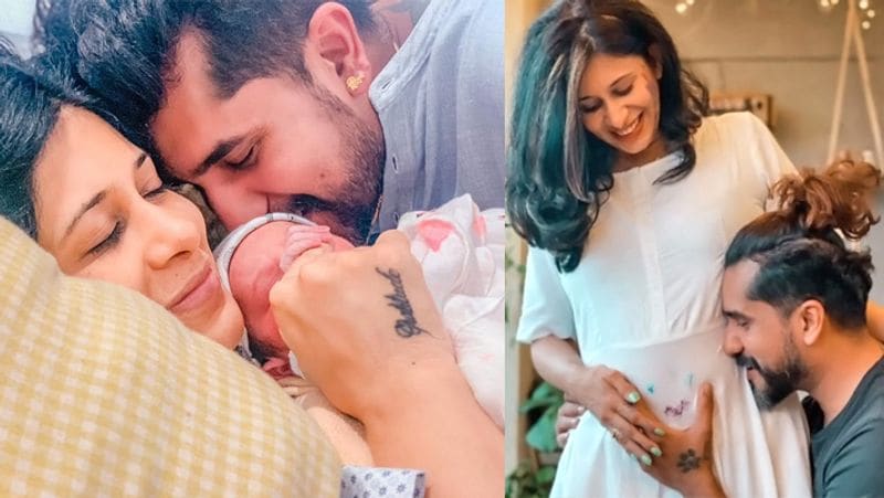 Kishwer Merchant welcome home with new born baby