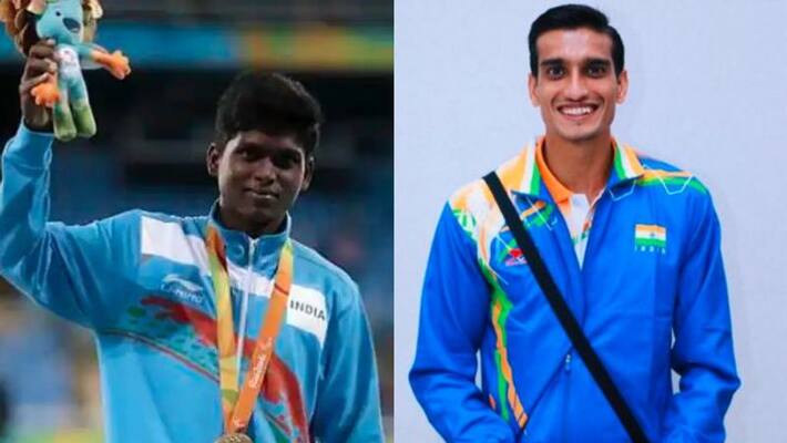 Mariyappan Thangavelu and Sharad Kumar won silver and bronze in high jump of Tokyo paralympics spb Mariyappan Thangavelu and Sharad Kumar won silver and bronze in high jump of Tokyo paralympics spb