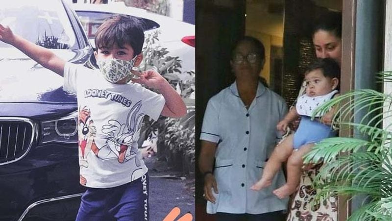 kareena kapoor spotted without makeup with son jeh ali khan