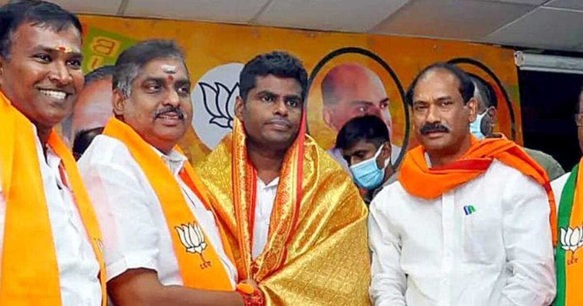 Complaind on Annamalai மாரிதாஸ் ஓவர்.. அடுத்த குறி அண்ணாமலைக்கு.. கமிஷனர் அலுவலகத்தில் பரபரப்பு புகார்.