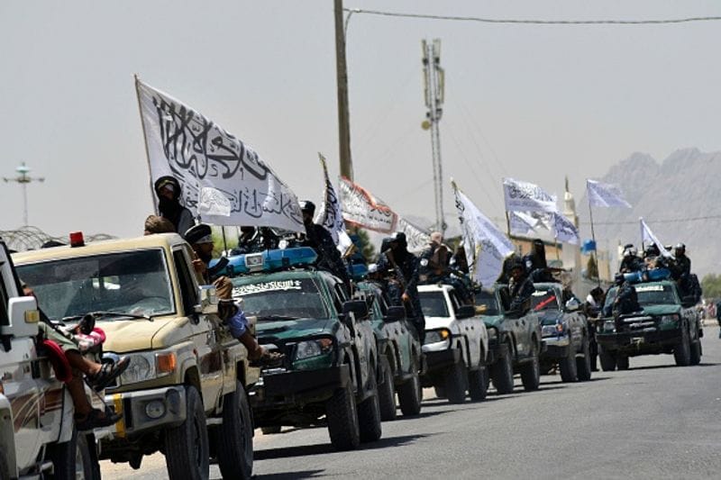 Taliban victory parade after US and UK leave Afghanistan