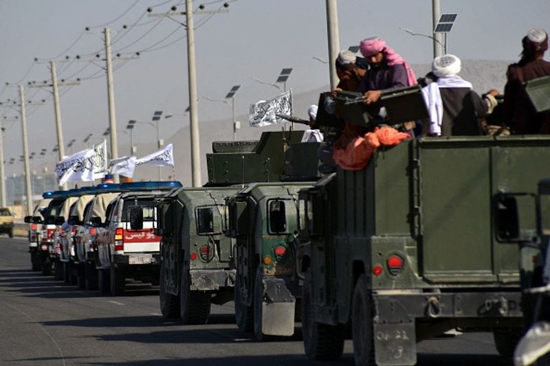 Taliban victory parade after US and UK leave Afghanistan