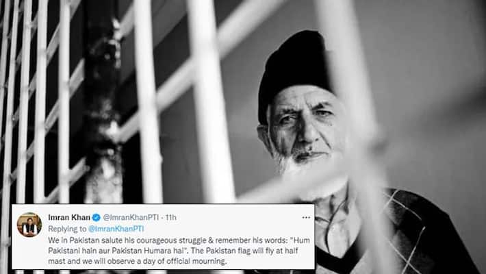 Pakistan controversial tweets on the death of Separatist leader Syed Ali Shah Geelani Pakistan controversial tweets on the death of Separatist leader Syed Ali Shah Geelani