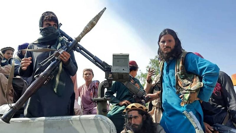 taliban parade to show off captured weapons as Afghanistan leads to humanitarian crisis
