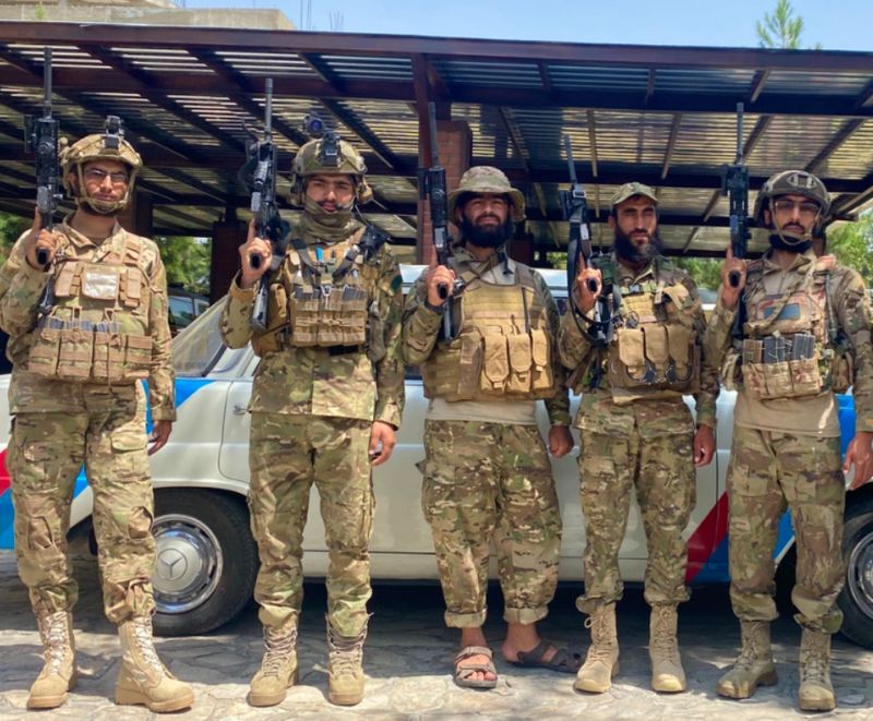 taliban parade to show off captured weapons as Afghanistan leads to humanitarian crisis