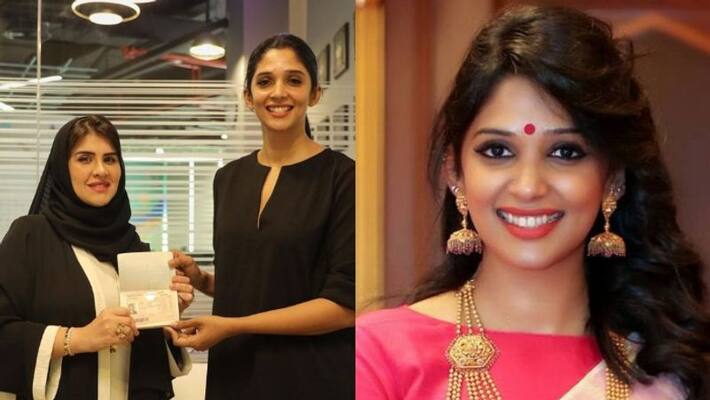 actress nyla usha get uae golden visa in dubai actress nyla usha get uae golden visa in dubai