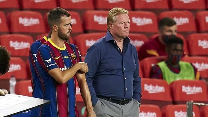 Pjanic accuses Barcelona boss Koeman of disrespecting him Pjanic accuses Barcelona boss Koeman of disrespecting him