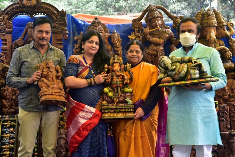 Chitrakala Parishat Bengaluru annual lord ganesha artifacts exhibit sales snr