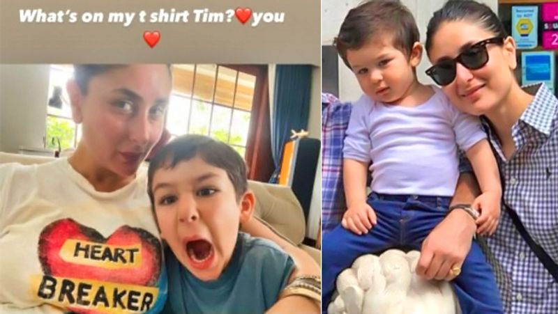 why did Kareena Kapoor tell her son Taimur heart breaker