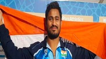 Sundar Singh Gurjar creates world record, wins Javelin gold in Asian Para Games 2023 ksp Sundar Singh Gurjar creates world record, wins Javelin gold in Asian Para Games 2023 ksp