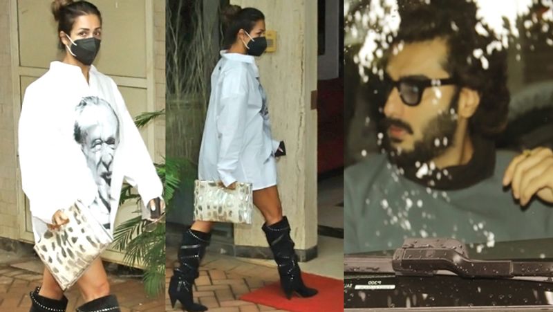 Celebs Spotted, Malaika Arora reached Kareena Kapoor house with boyfriend Arjun Kapoor