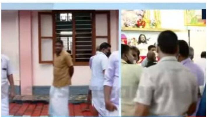police case against 10 people in syro malabar churchs uniform mass issue believers protest police case against 10 people in syro malabar churchs uniform mass issue believers protest