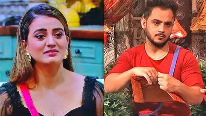 Bigg Boss, Bhojpuri actress Akshara Singh and her connection Milind Gaba Eliminate Bigg Boss, Bhojpuri actress Akshara Singh and her connection Milind Gaba Eliminate