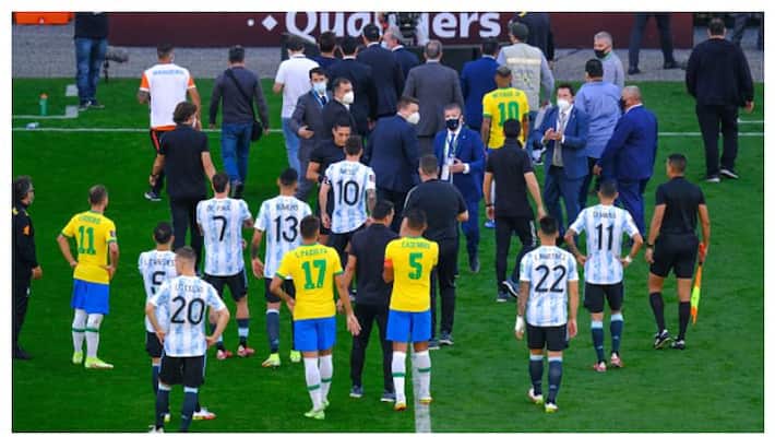 Argentina vs Brazil FIFA World Cup qualifiers match suspended due does not follow Covid 19 rules spb Argentina vs Brazil FIFA World Cup qualifiers match suspended due does not follow Covid 19 rules spb