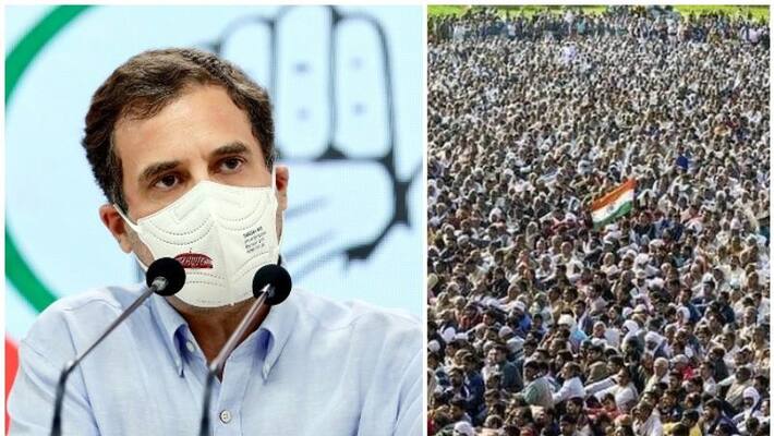 rahul gandhi shares old image of farmers twitter user points out rahul gandhi shares old image of farmers twitter user points out