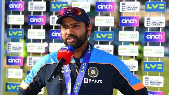 Viral Video - IPL 2021, Mumbai Indians welcome skipper Rohit Sharma after his quarantine ALB Viral Video - IPL 2021, Mumbai Indians welcome skipper Rohit Sharma after his quarantine ALB