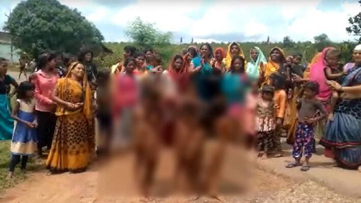 Madhya Pradesh, in a shameful incident minor girls made to roam in village naked for rainfall out of superstition Madhya Pradesh, in a shameful incident minor girls made to roam in village naked for rainfall out of superstition