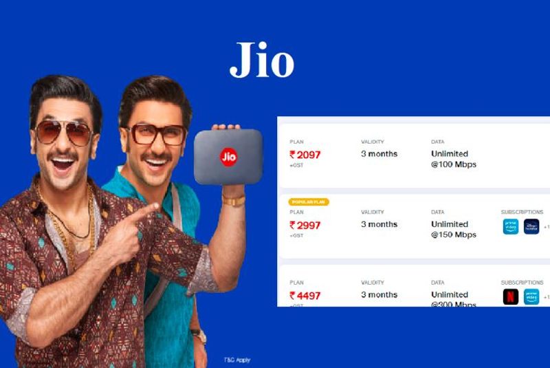 reliance Jio's bang offer: Unlimited data with unlimited calling, six new plans launched