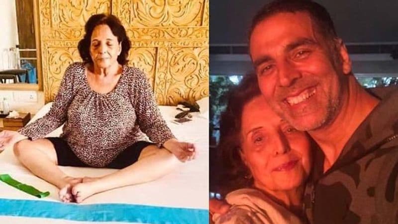 akshay kumar took his mother to her favorite place on her birthday a year ago