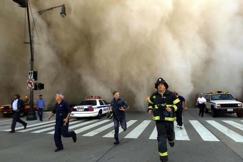 America September 11 2001 terrorist attack pictures