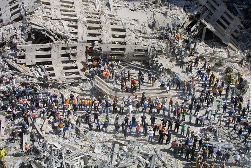 America September 11 2001 terrorist attack pictures