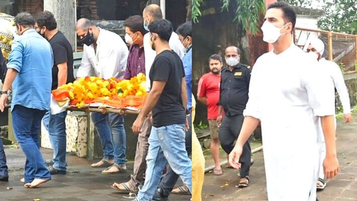 Akshay Kumar attended Anand L Rai mother funeral after completing last rites of his own mother Akshay Kumar attended Anand L Rai mother funeral after completing last rites of his own mother