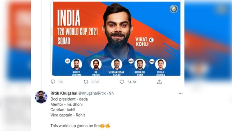 T20 World Cup 2021: Twitter Reacts After MS Dhoni Return in Team India As Mentor