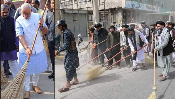 Afghnaistan Mayor and the Citizens joined hands to clean the roads and streets after Taliban takeover Afghnaistan Mayor and the Citizens joined hands to clean the roads and streets after Taliban takeover