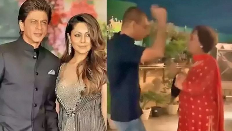 Shahrukh Khan funny comment on wife Gauri Khan mother dance