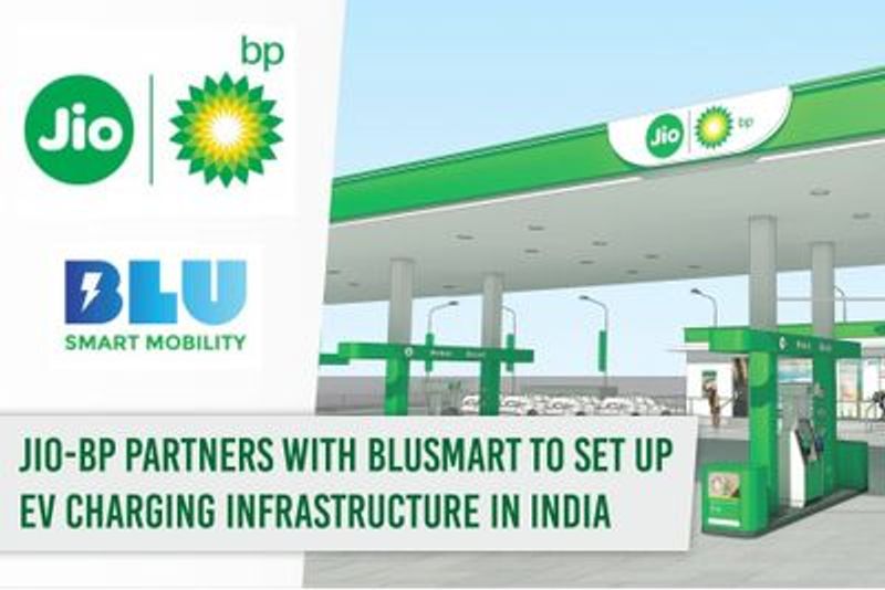 World EV Day 2021: Jio-bp Partners with BluSmart to Set Up EV Charging Infrastructure in India