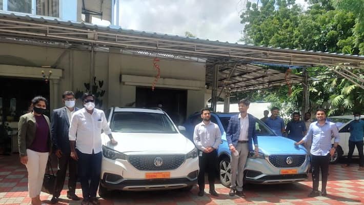 morris garages enters in electric vehicle segment transport minister puvvada ajay kumar launched today morris garages enters in electric vehicle segment transport minister puvvada ajay kumar launched today